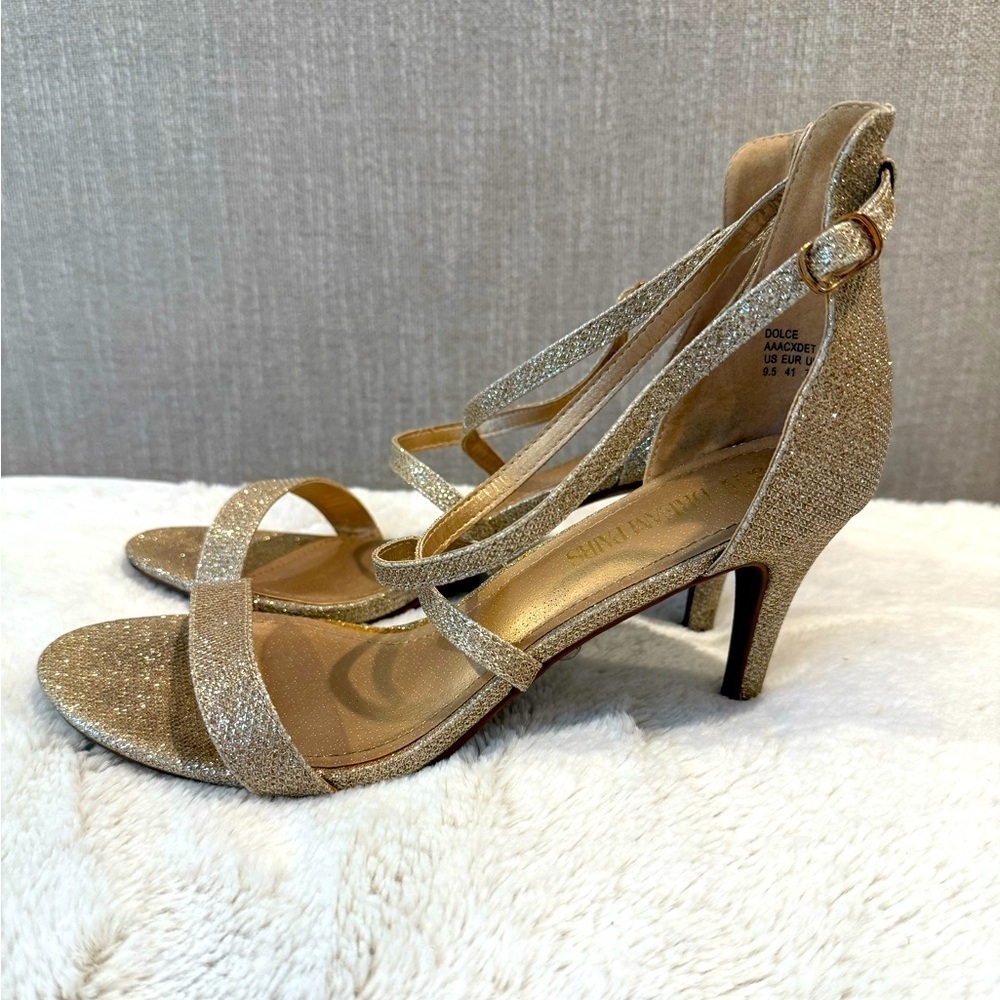 Dream Pairs Dolce Stiletto Pump Heels Sandals Size 9.5